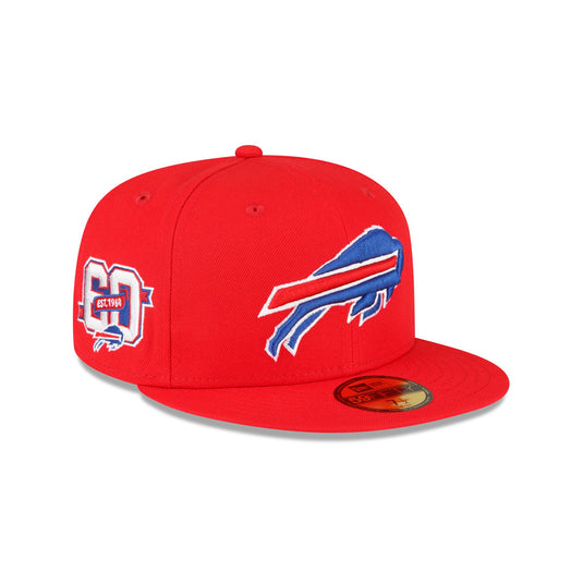 Buffalo Bills Red 59FIFTY Fitted Hat - New Era Cap