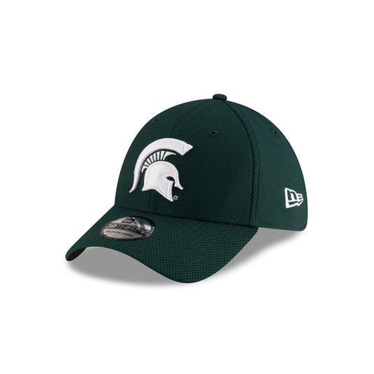 Michigan State Spartans Dark Green 39THIRTY Stretch Fit - New Era Cap