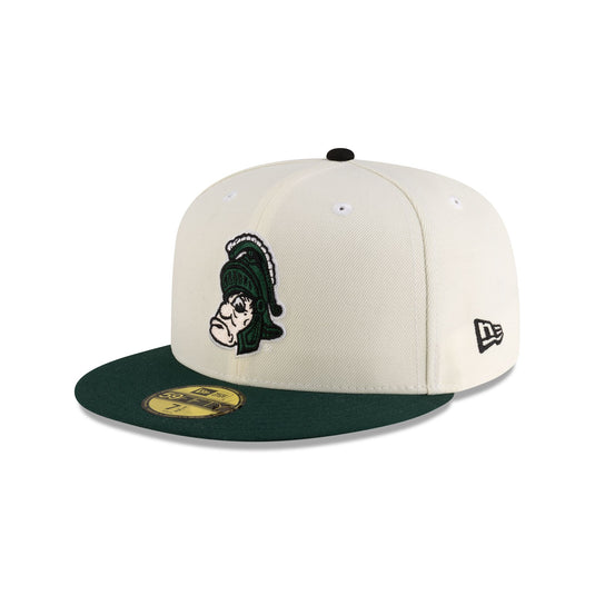 Michigan State Spartans College Vault Chrome Green 59FIFTY Fitted - New Era Cap