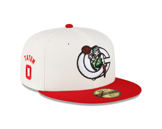 Boston Celtics X Concepts X Jayson Tatum Chrome Red 59FIFTY Fitted Hat