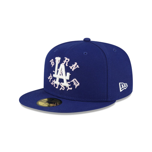 Born X Raised x Los Angeles Dodgers Royal and Pink 59FIFTY Fitted Hat - New Era Cap