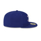 Born X Raised x Los Angeles Dodgers Royal and Pink 59FIFTY Fitted Hat