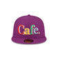 Cafe X New Era Purple 59FIFTY Fitted