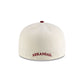 Arkansas Razorbacks College Vault Chrome 59FIFTY Fitted