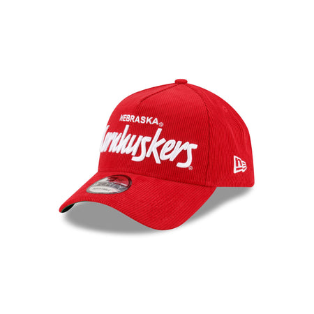 Nebraska Cornhuskers Collegiate Corduroy 9FORTY A-Frame Snapback Hat