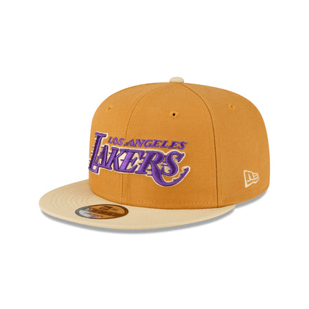 Los Angeles Lakers Oatmeal 9FIFTY Snapback Hat