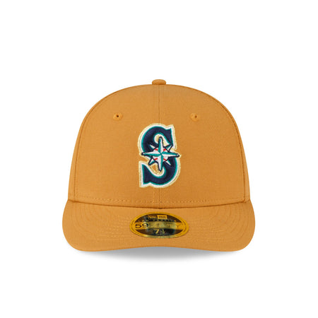 Seattle Mariners Taupe Low Profile 59FIFTY Fitted Hat