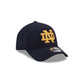 Notre Dame Fighting Irish Navy 9FORTY A-Frame Snapback Hat