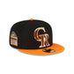 Just Caps Orange Visor Colorado Rockies 59FIFTY Fitted Hat