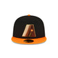 Just Caps Orange Visor Houston Astros 59FIFTY Fitted Hat