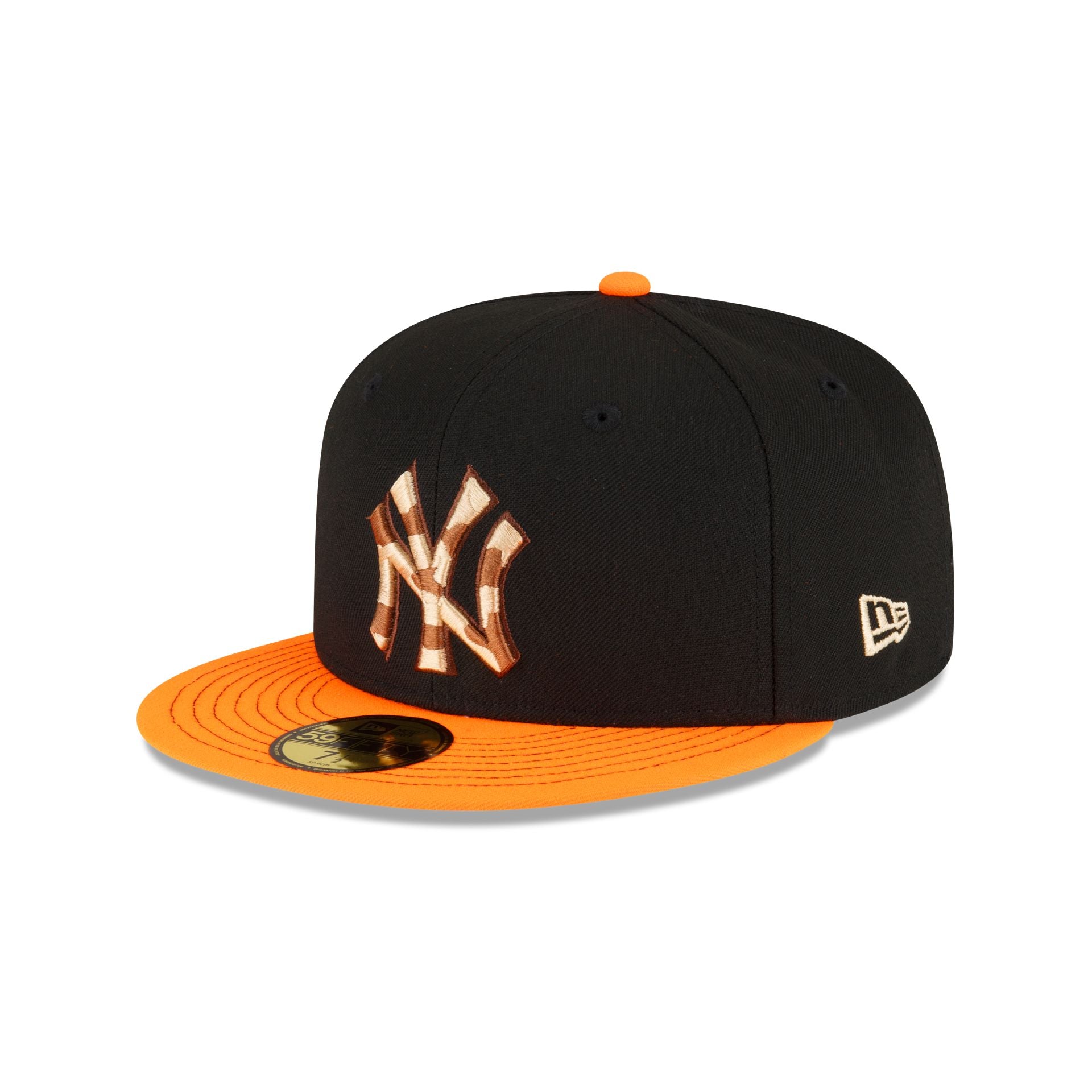 Caps Orange Hat Yankees 59FIFTY Fitted Just New York New Era Cap Visor –