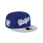 Just Caps Gray Visor Los Angeles Dodgers 59FIFTY Fitted Hat