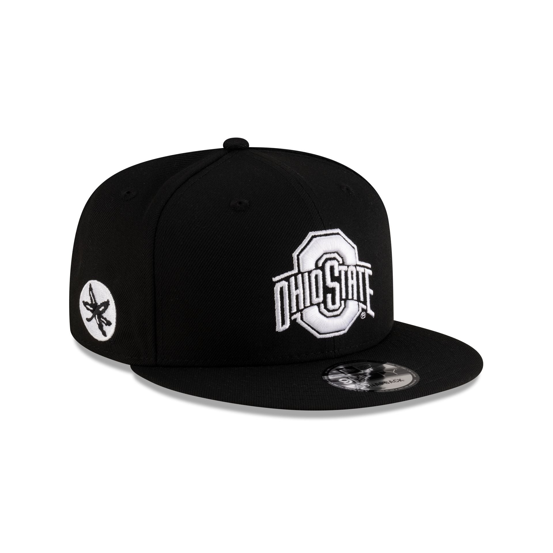Ohio State Buckeyes Black & White 9FIFTY Snapback Hat – New Era Cap