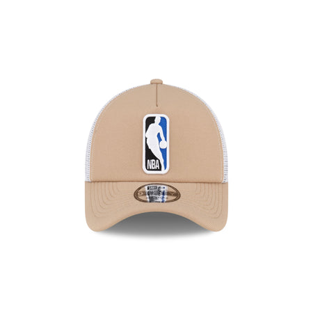 Dallas Mavericks Logoman 9FORTY A-Frame Snapback Hat