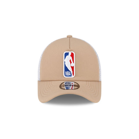 Detroit Pistons Logoman 9FORTY A-Frame Snapback Hat