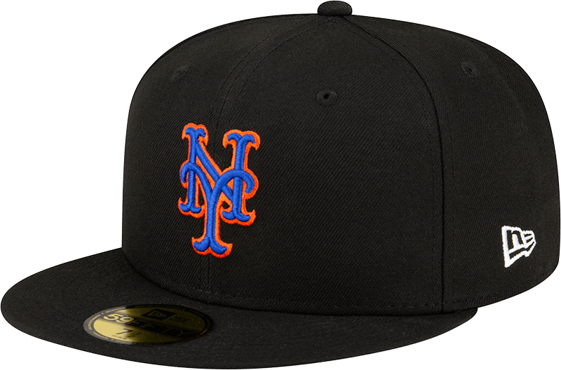 New York Mets Authentic Collection Alt Black 59FIFTY Fitted Hat