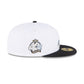 Just Caps Optic White Los Angeles Angels 59FIFTY Fitted Hat