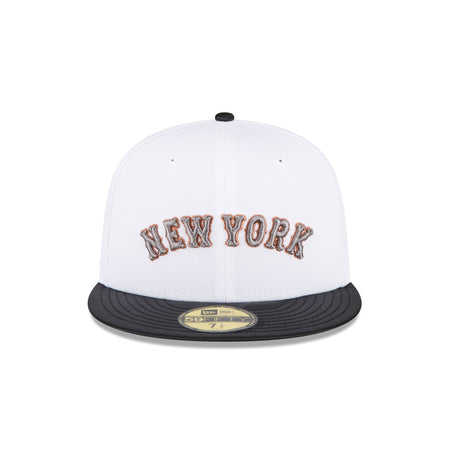 Just Caps Optic White New York Mets 59FIFTY Fitted Hat
