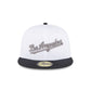 Just Caps Optic White Los Angeles Dodgers 59FIFTY Fitted