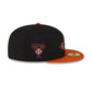 Just Caps Black Crown Arizona Diamondbacks 59FIFTY Fitted Hat