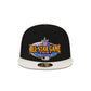 Just Caps Black Crown Seattle Mariners 59FIFTY Fitted Hat