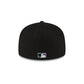 Just Caps Black Crown Pittsburgh Pirates 59FIFTY Fitted Hat