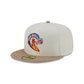 Just Caps Camel Visor Minnesota Vikings 59FIFTY Fitted Hat