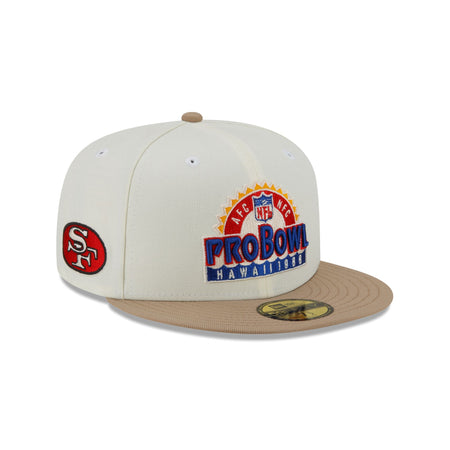 Just Caps Camel Visor San Francisco 49ers 59FIFTY Fitted Hat