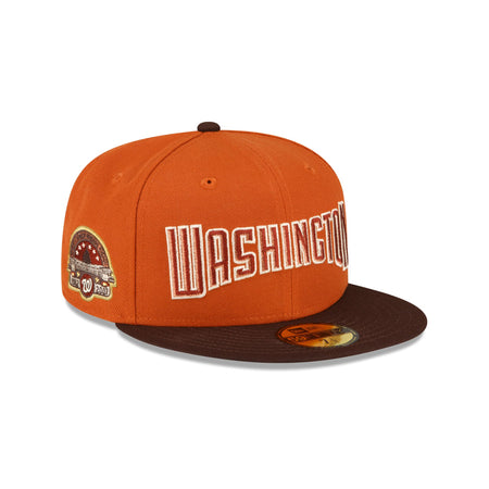 Just Caps Rust Orange Washington Nationals 59FIFTY Fitted Hat