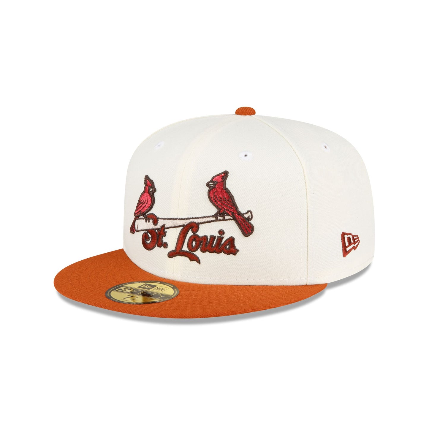 St. Louis Cardinals New Era Logo White 59FIFTY Fitted Hat - Sky Blue