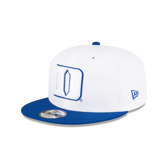 Duke Blue Devils White 9FIFTY Snapback Hat - New Era Cap
