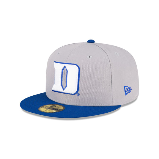 Duke Blue Devils Gray 59FIFTY Fitted Hat - New Era Cap