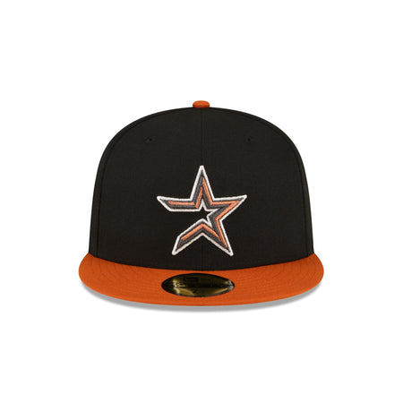 Just Caps Rust Orange Houston Astros 59FIFTY Fitted Hat