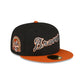 Just Caps Rust Orange Atlanta Braves 59FIFTY Fitted Hat