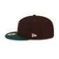 Just Caps Green Satin Oilers 59FIFTY Fitted Hat