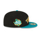 Just Caps Cadet Blue Texas Rangers 59FIFTY Fitted Hat