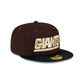 Just Caps Green Satin New York Giants 59FIFTY Fitted Hat