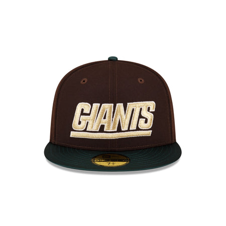 Just Caps Green Satin New York Giants 59FIFTY Fitted Hat