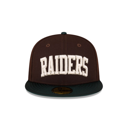 Just Caps Green Satin Las Vegas Raiders 59FIFTY Fitted Hat