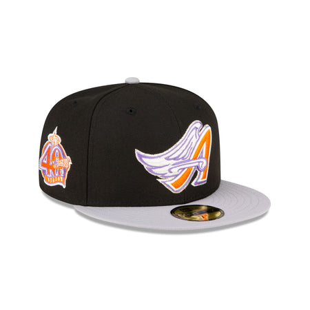 Just Caps Ghost Night Los Angeles Angels 59FIFTY Fitted Hat