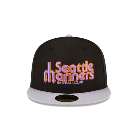 Just Caps Ghost Night Seattle Mariners 59FIFTY Fitted Hat