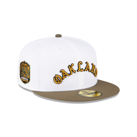 Just Caps Forest Green Oakland Athletics 59FIFTY Fitted Hat