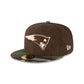 Just Caps Brown Camo New England Patriots 59FIFTY Fitted Hat