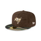Just Caps Brown Camo Tampa Bay Buccaneers 59FIFTY Fitted Hat