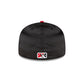 Louisville Bats Black Satin 59FIFTY Fitted Hat