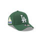 Los Angeles Dodgers Color Flip Green 9FORTY A-Frame Snapback