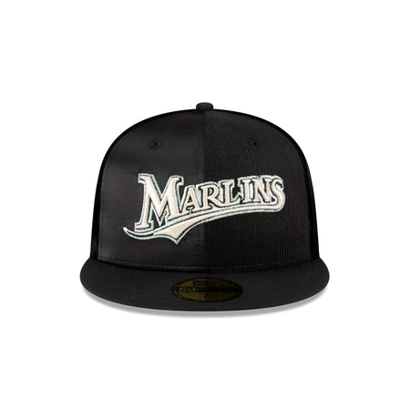 Just Caps Tri-Panel Miami Marlins 59FIFTY Fitted Hat