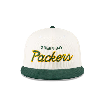 Just Caps Team Cord Green Bay Packers 59FIFTY Fitted Hat