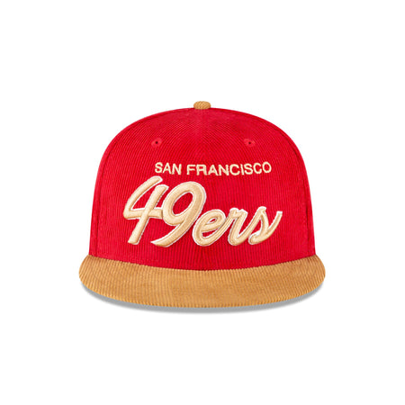 Just Caps Team Cord San Francisco 49ers 59FIFTY Fitted Hat