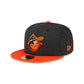 Just Caps Heathered Crown Baltimore Orioles 59FIFTY Fitted Hat